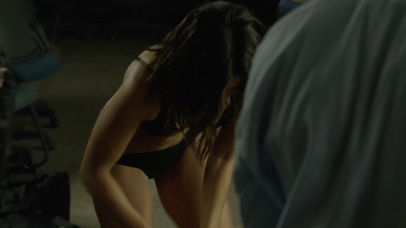 Allegiance's Sexiest Scenes with Floriana Lima. Underwear, black underwear, brunette. 758292