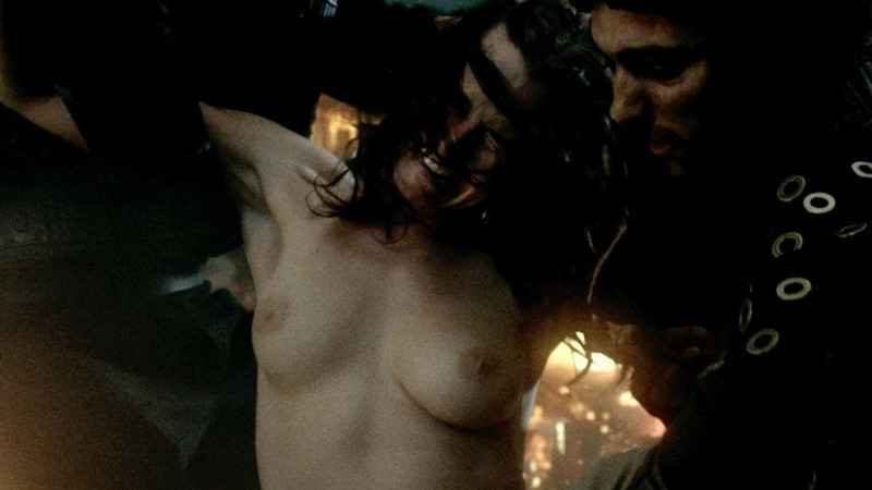Athenian Woman (uncredited) from 300: Rise of an Empire Naked. Breasts, man grabbing woman, messy hair. 758267