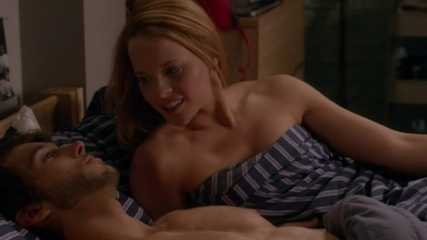 Hottest Katie Leclerc Scene in Switched at Birth. Sexy, SFW, couple in bed. 758594
