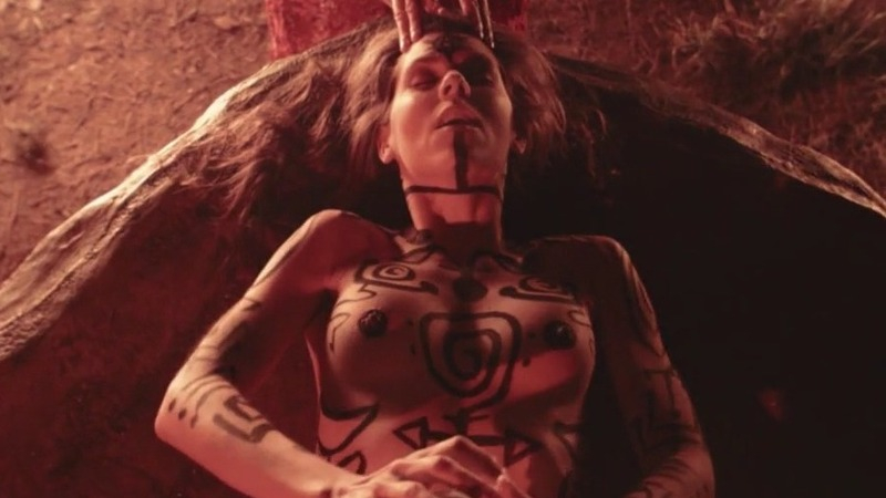 Ashleigh Jo Sizemore Naked in Goat Witch. Breasts, body paint, nude. 759283