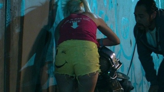 Sexiest Yo-Landi Visser Scene in Chappie. Sexy, SFW, blonde. 768061