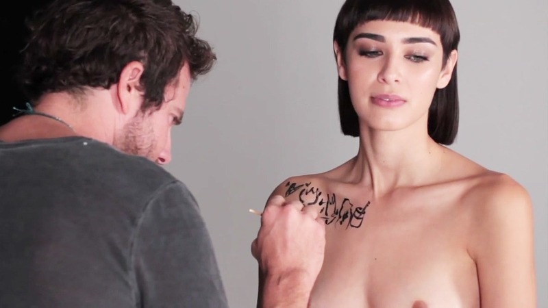 Margaux Brooke Naked as Herself. Breasts, body paint, body painting. 759729