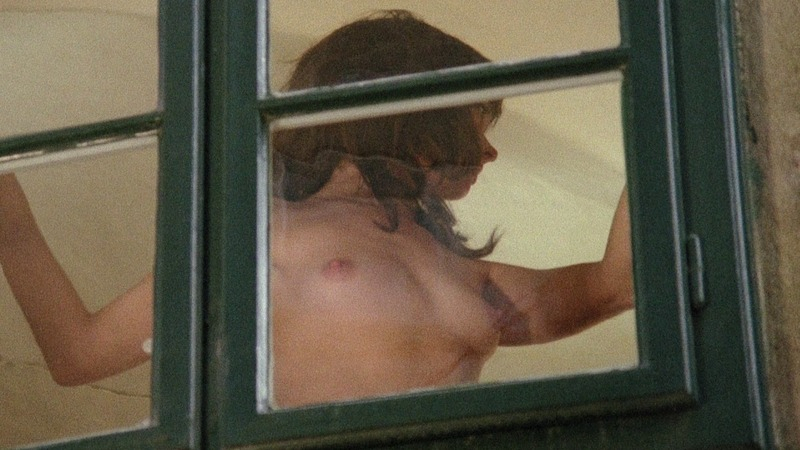 Victim from Mark of the Devil Naked. Breasts, brunette, looking out window. 759827