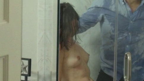 Madeline from Night Owls Naked. Breasts, Underwear, black panties, clothed guy. 778715