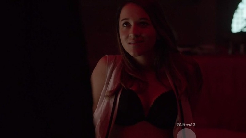 Bitten's Sexiest Scenes with Dayle McLeod. Underwear, SFW, black bra. 761064