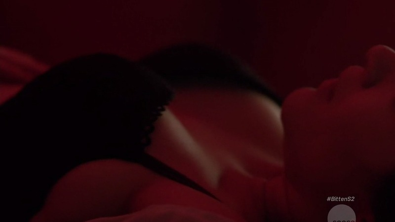 Sexiest Scenes of Citizen from Bitten. Underwear, SFW, black bra. 761069