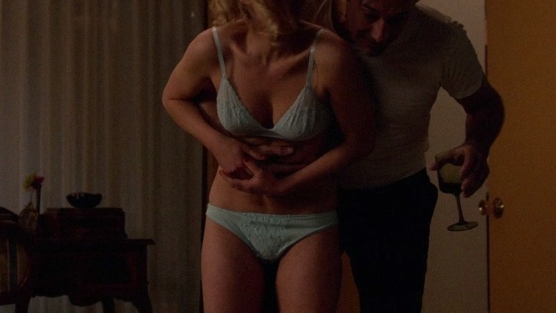 Sexiest Kirstin Ford Scene in Mad Men. Underwear, SFW, bedroom. 761095