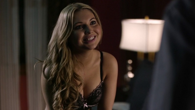 Sexiest Sammi Hanratty Scene in Seeds of Yesterday. Underwear, SFW, black bra. 762073