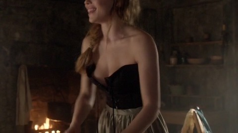 Reign's Sexiest Scenes with Celina Sinden. Sexy, SFW, black corset. 762084
