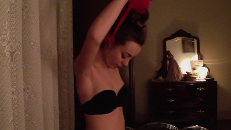 Hottest Júlia Molins Scene in Hooked Up. Underwear, SFW, black bra. 762284