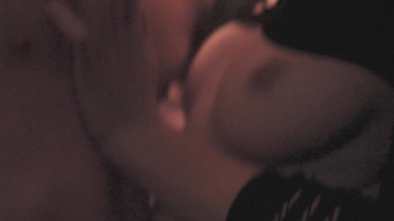 Blood Woman from Strange Blood Naked. Breasts, bra pulled up, breast close-up. 762755