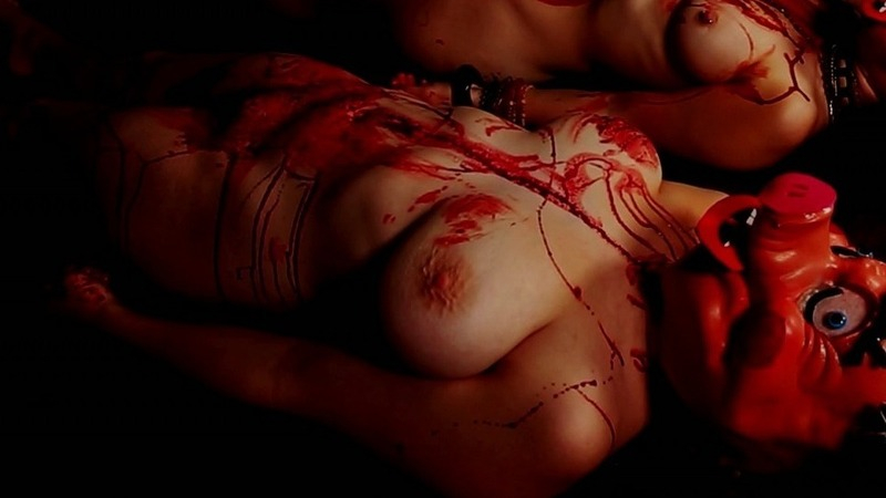 Porcelain Dalya Nude in Ten. Breasts, Bush, bloody, mask. 762958