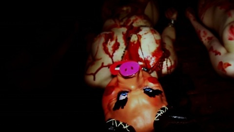 The Medium from Ten Naked. Breasts, bloody, mask. 762947