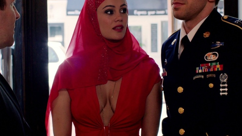 Hottest Dina Shihabi Scene in Amira & Sam. Sexy, SFW, cleavage. 763076
