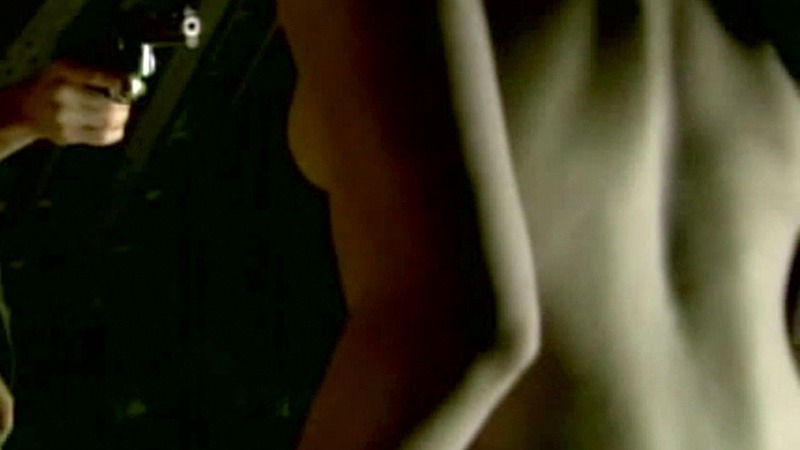 Blindspot's Sexiest Scenes with Micky Hoogendijk. Sexy, back exposed, gun. 763098