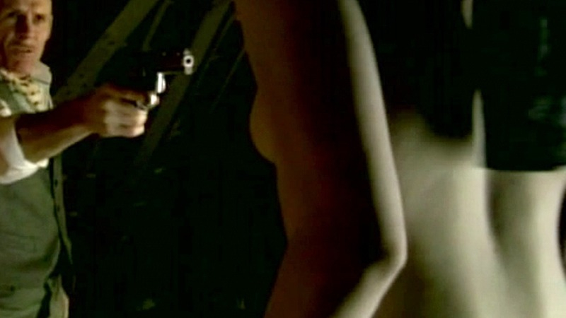 Hottest Micky Hoogendijk Scene in Blindspot. Sexy, back exposed, gun. 763100