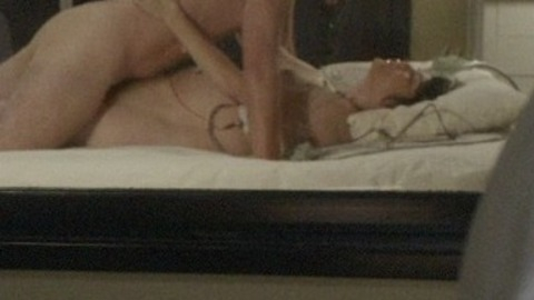 Julie Dove Naked in Masters of Sex. Breasts, being filmed, doctors office. 763381