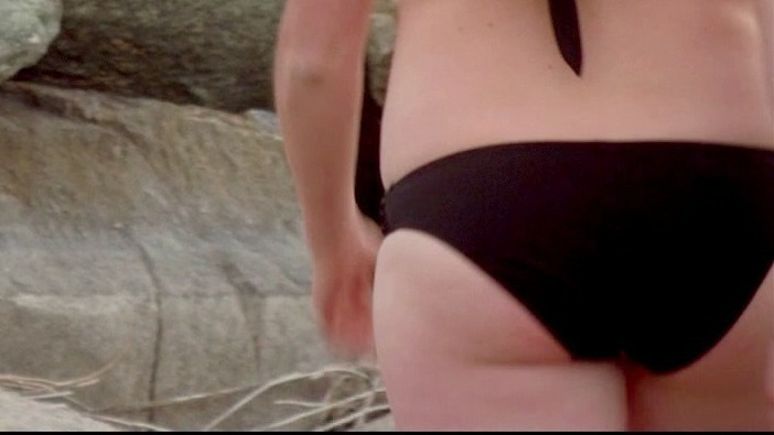 Cowboys vs. Dinosaurs's Sexiest Scenes with Heather Foote. Bikini, Sexy, back exposed, black bikini. 768906
