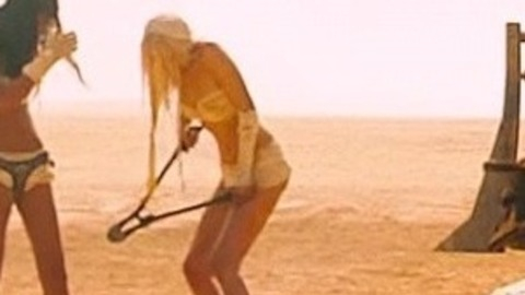 Mad Max: Fury Road's Sexiest Scenes with Abbey Lee. Sexy, black panties, dark hair. 773112