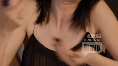 Sexiest Jill Kargman Scene in Odd Mom Out. Sexy, Underwear, black top, brunette. 768685
