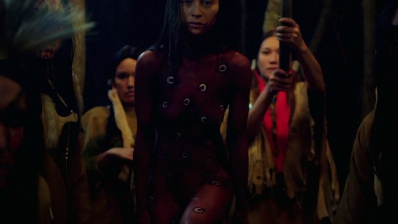 Hottest Cara Santana Scene in Salem. Sexy, black hair, body paint. 765704
