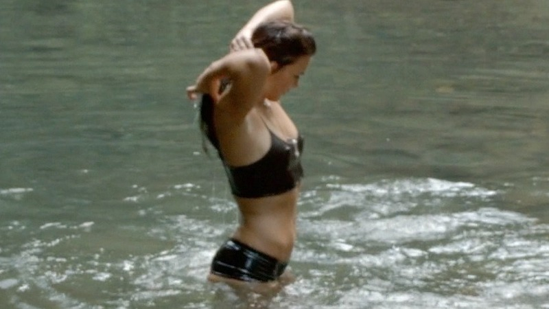 Hottest Natalie Burn Scene in Awaken. Sexy, Underwear, SFW, black bikini. 768050