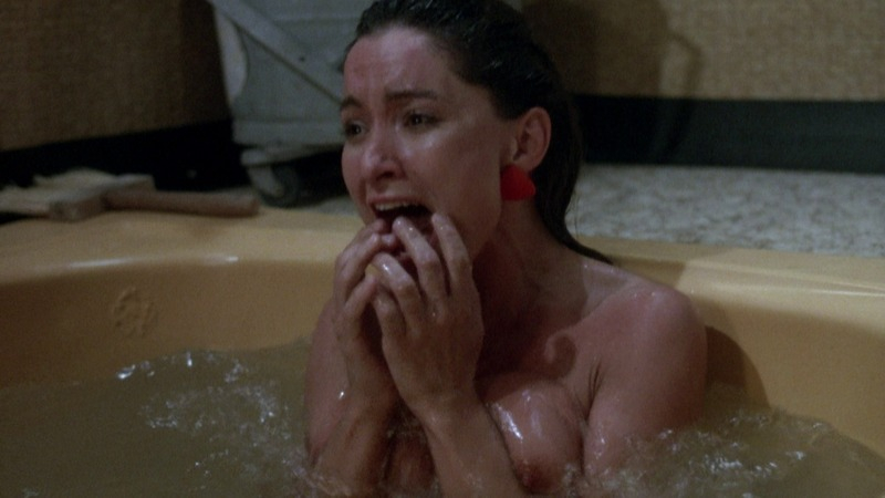 Damon Merrill Nude in The Outing. Breasts, black hair, in bathtub. 768220
