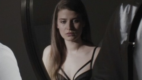 Emma Paetz in Final Girl (2015) Sexy Underwear Black Bra Brunette 771938