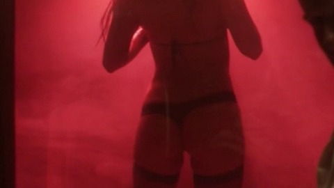 Azeen Kazemi in Wild In Blue (2014) Thong Black Stockings Black Thong 769242