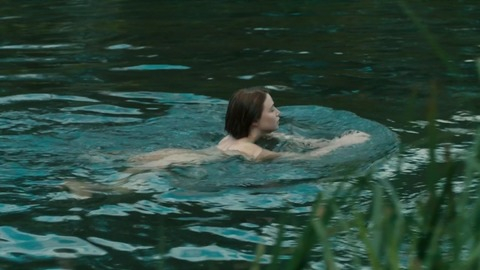 Jessica Barden in The Outcast (2015) Sexy Brunette Butt Underwater 769343
