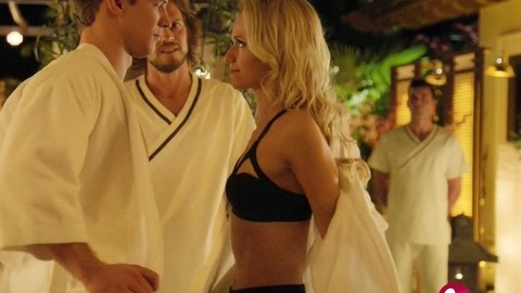 Hottest Johanna Braddy Scene in UnREAL. Bikini, Sexy, SFW, black bikini. 769514