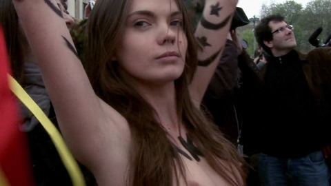 Oxana Shachko in I am Femen (2014) Breasts Body Paint Breasts 769669