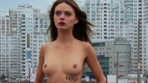 Oxana Shachko in I am Femen (2014) Breasts Body Paint Breasts 769670