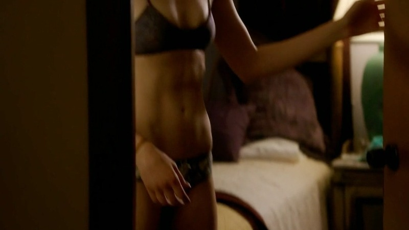Hottest Katherine Crawford Scene in Graceland. Underwear, SFW, black underwear. 769928
