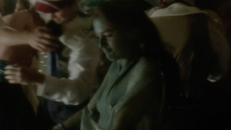Phoebe Fox Naked in Life in Squares. Breasts, brunette, green body paint. 771823