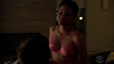 Kiersey Clemons in Extant (2015) Sexy Underwear Black Hair Cleavage 771264