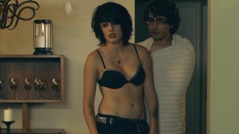 Ashley McDonald in Blood Riders: The Devil Rides with Us (2013) Underwear Black Bra Black Hair 772511