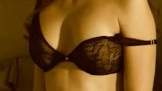 Rebound's Sexiest Scenes with Ali Williams. Underwear, black bra, cleavage. 772554