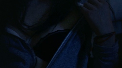 Grace Phipps in Some Kind of Hate (2015) Underwear Black Bra Dark Hair 778131