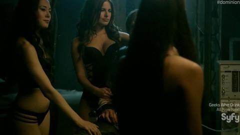 Dominion's Sexiest Scenes with Christina Chong. Sexy, Underwear, Asian, back exposed. 772812