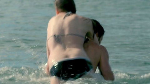 Amanda Tito in Queen of Carthage (2015) Butt Bikini Sexy Black Bikini Butt 773319