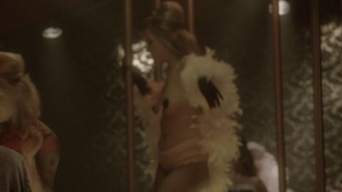 Catherine Fetsco in Aquarius (2015-2016) Sexy Underwear Black Stockings Brunette 773873