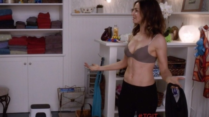Sexiest Scenes of Amelia Shepherd from Grey's Anatomy. Underwear, SFW, bathroom. 774485