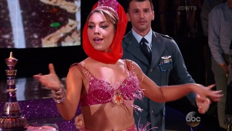 Sexiest Jenna Johnson Scene in Dancing with the Stars. Sexy, Underwear, SFW, brunette. 774661