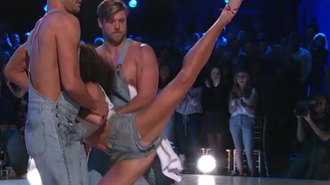 Dancing with the Stars's Sexiest Scenes with Jenna Johnson. Sexy, daisy dukes, dancing. 840798