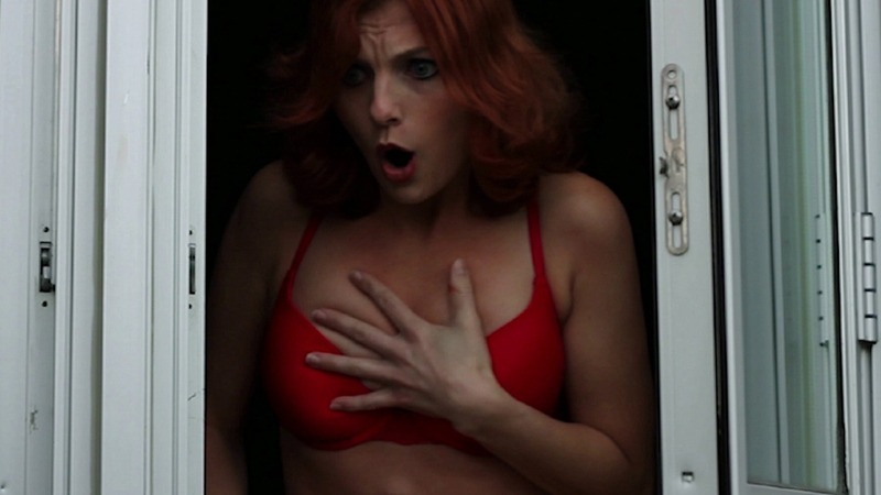 Hottest Sheri Lee Scene in How to Kill a Zombie. Sexy, Underwear, SFW, red bra. 776114