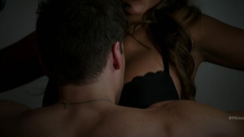 Minority Report's Sexiest Scenes with Nicole Major. Sexy, Underwear, black bra, brunette. 775488