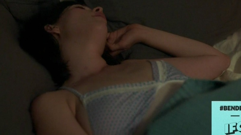 Benders's Sexiest Scenes with Lindsey Broad. Sexy, SFW, blue bra. 775728