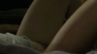 Sofia Helin Naked as Saga. Bush, dark scene, laying on bed. 775923