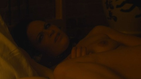 Rylie Davidson Naked as Hooker. Breasts, ankle tattoo, couple laying in bed. 775977